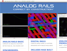 Tablet Screenshot of analograils.com